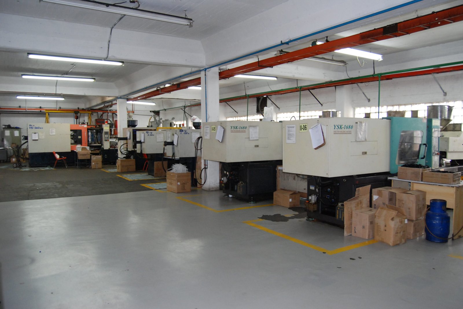 Área de producción de la empresa Interorient