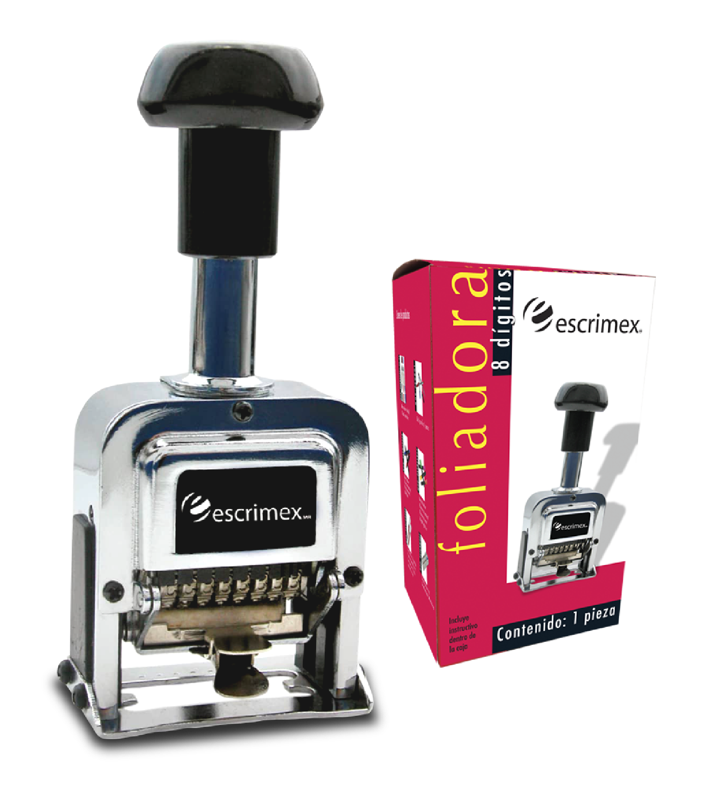 Foliadora de 8 dígitos de Escrimex