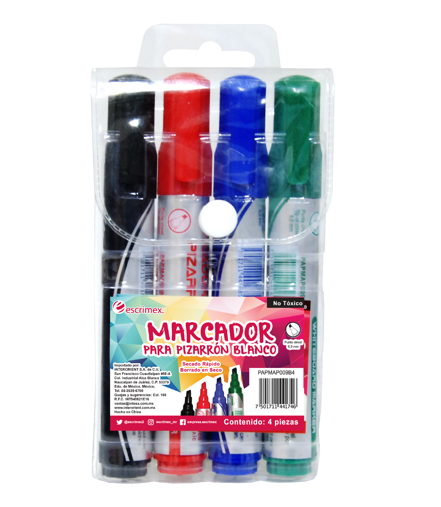 Marcador Pizarrón de Escrimex