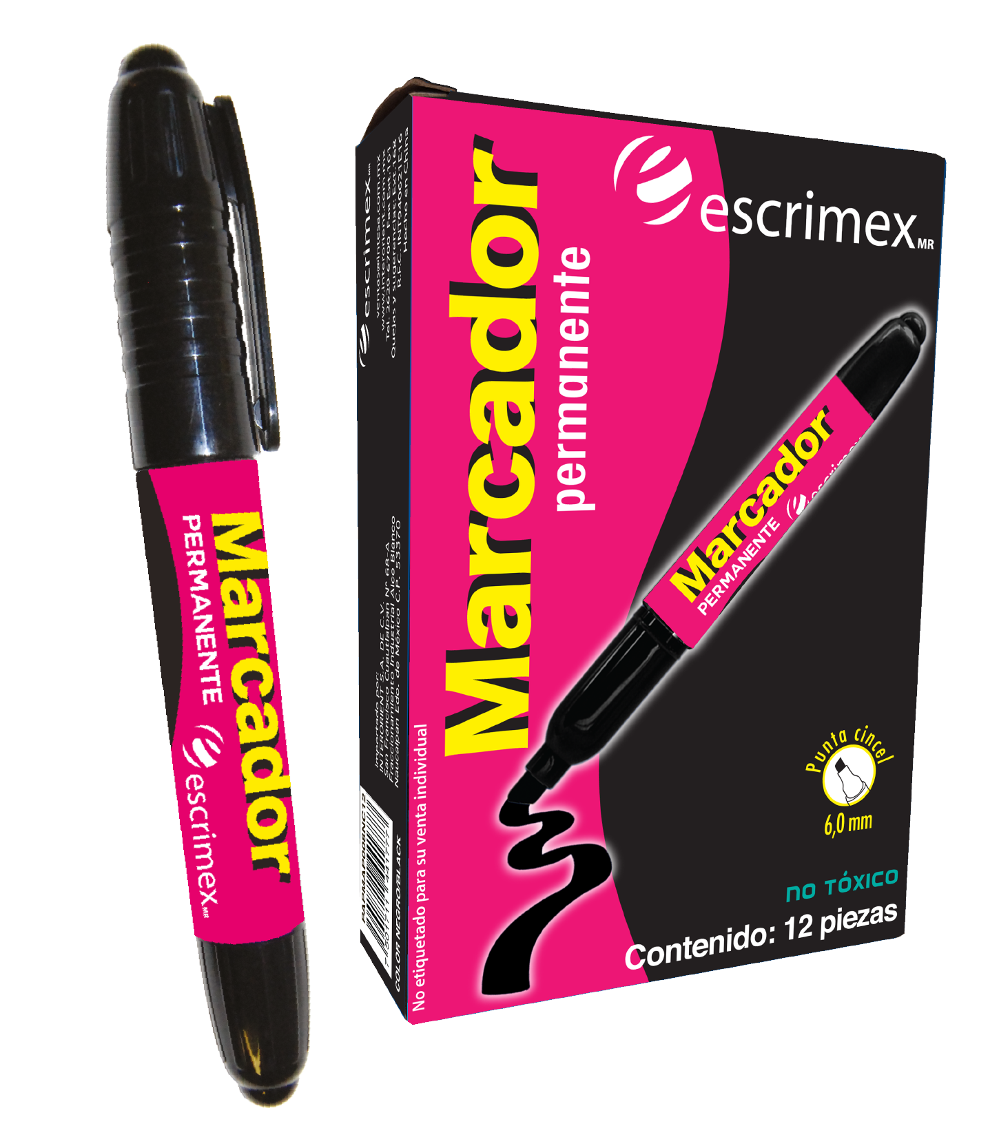 Marcador Permanente Escrimex