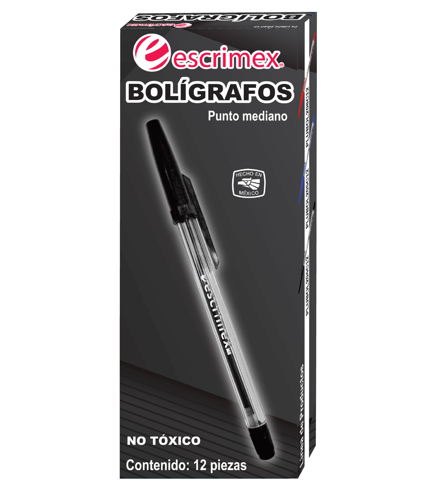 Caja Bolígrafo Color negro de Escrimex