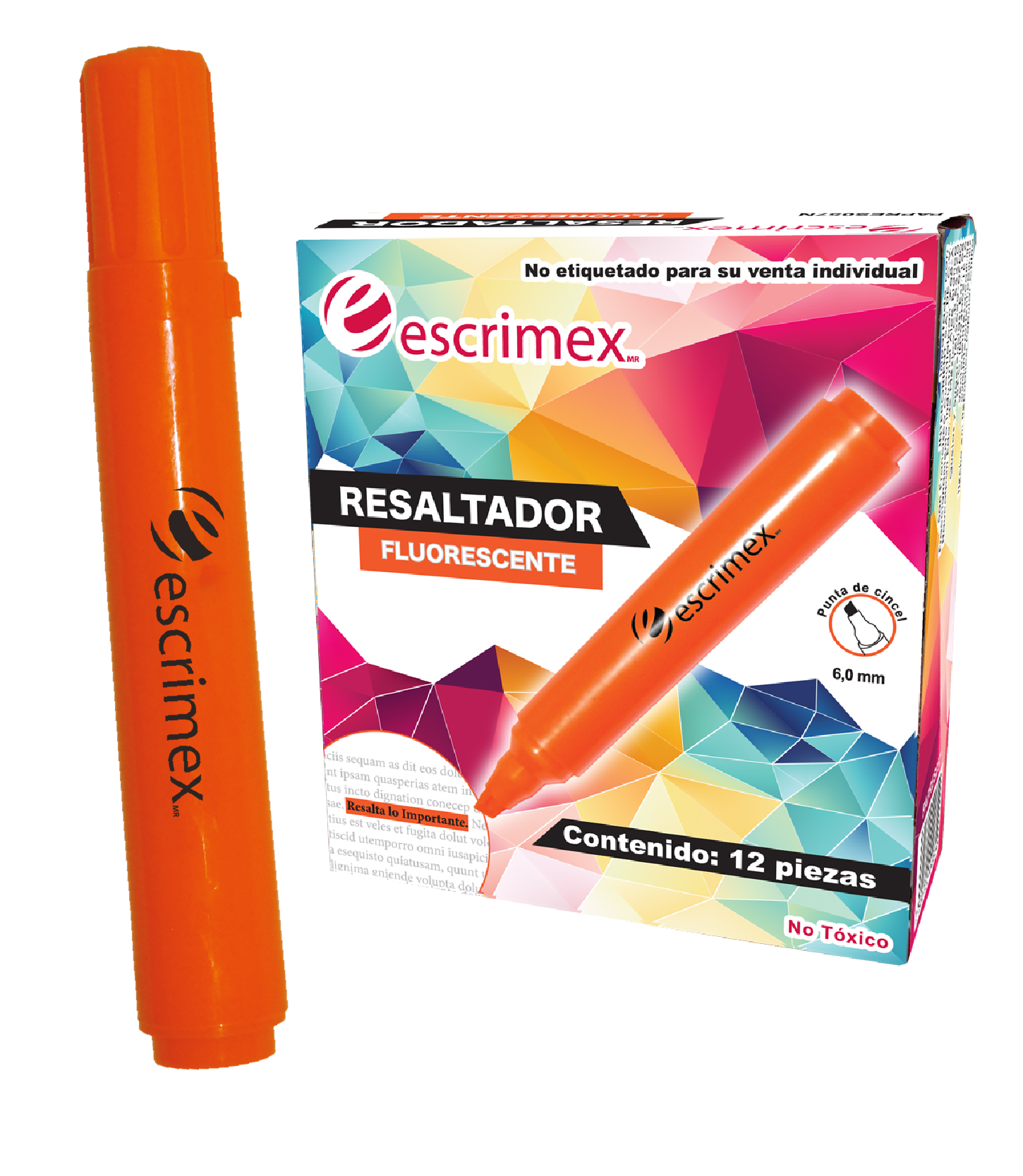 Resaltador Naranja de escrimex