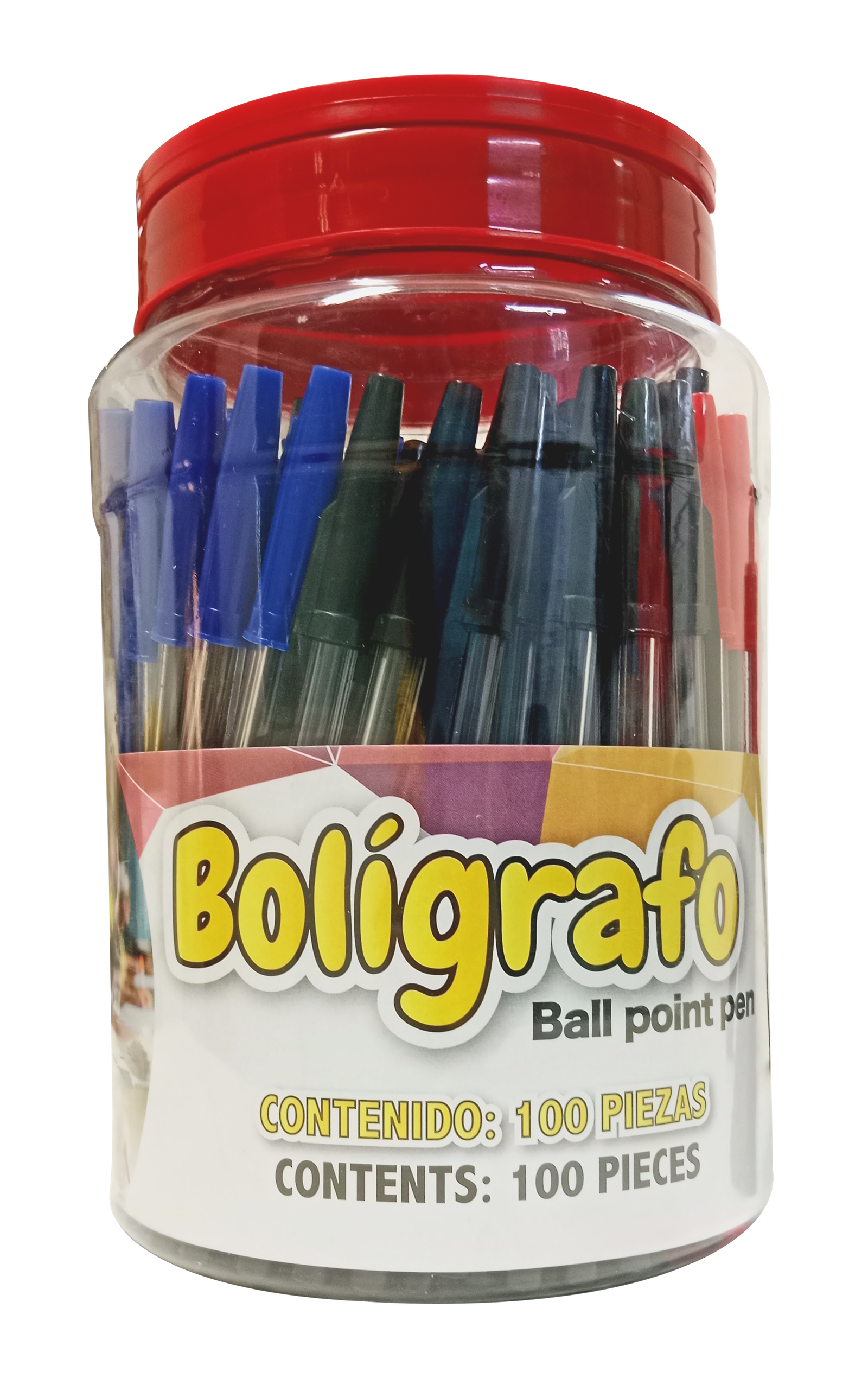 Vitrolero con boligrafos escrimex